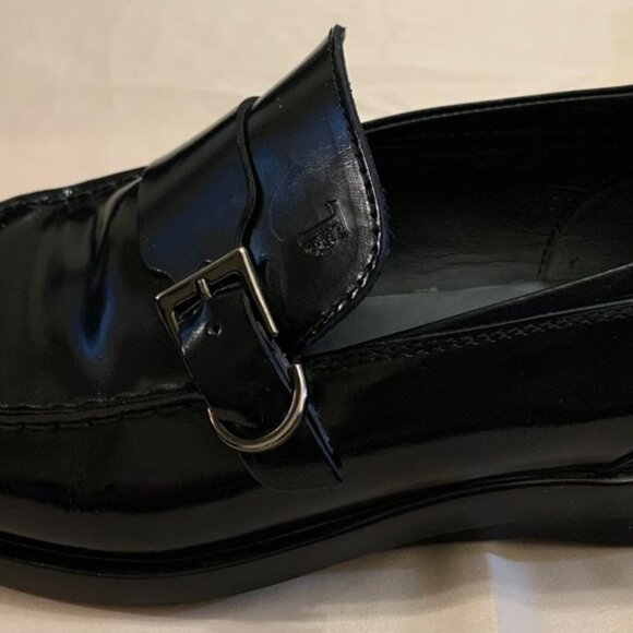 Tod’s Men’s Buckled Gommino Driving Loafers – Black Calf Leather – 8.5 - Picture 7 of 10